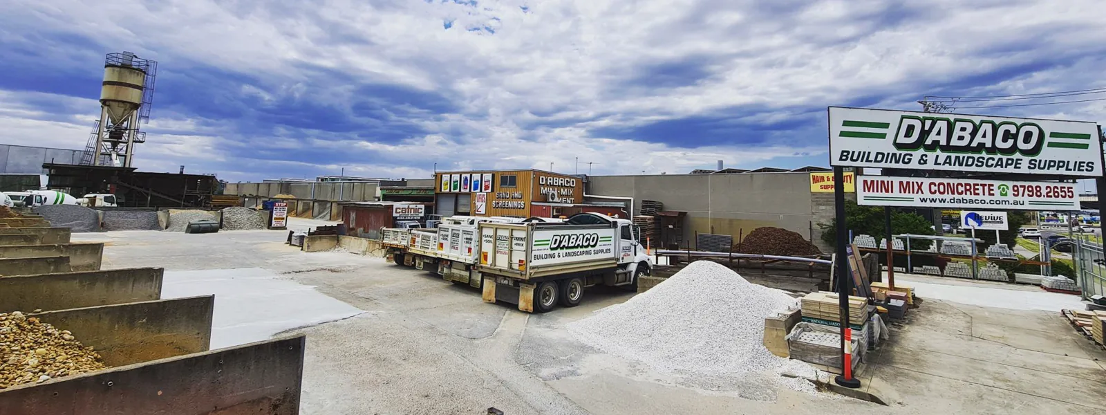 D'Abaco Mini Mix yard in Keysborough